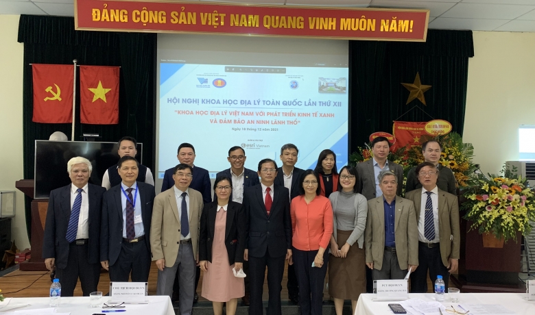 Hội nghị khoa học Địa lý toàn quốc lần thứ XII - trực tuyến tại điểm cầu Viện Địa lý, Hà Nội
