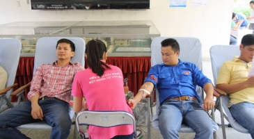 Chương trình hiến máu nhân đạo tháng 8/2014 Viện Hàn lâm Khoa ...