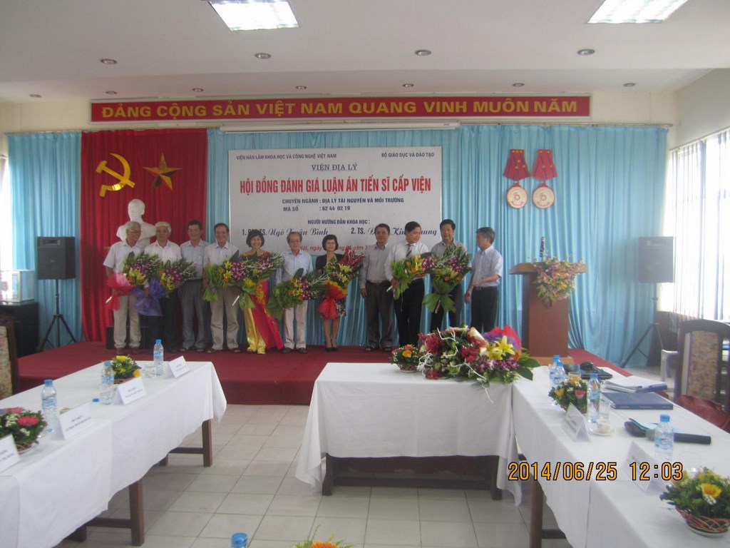 Lễ bảo vệ luận án Tiến sĩ cấp Viện của NCS Nguyễn ...